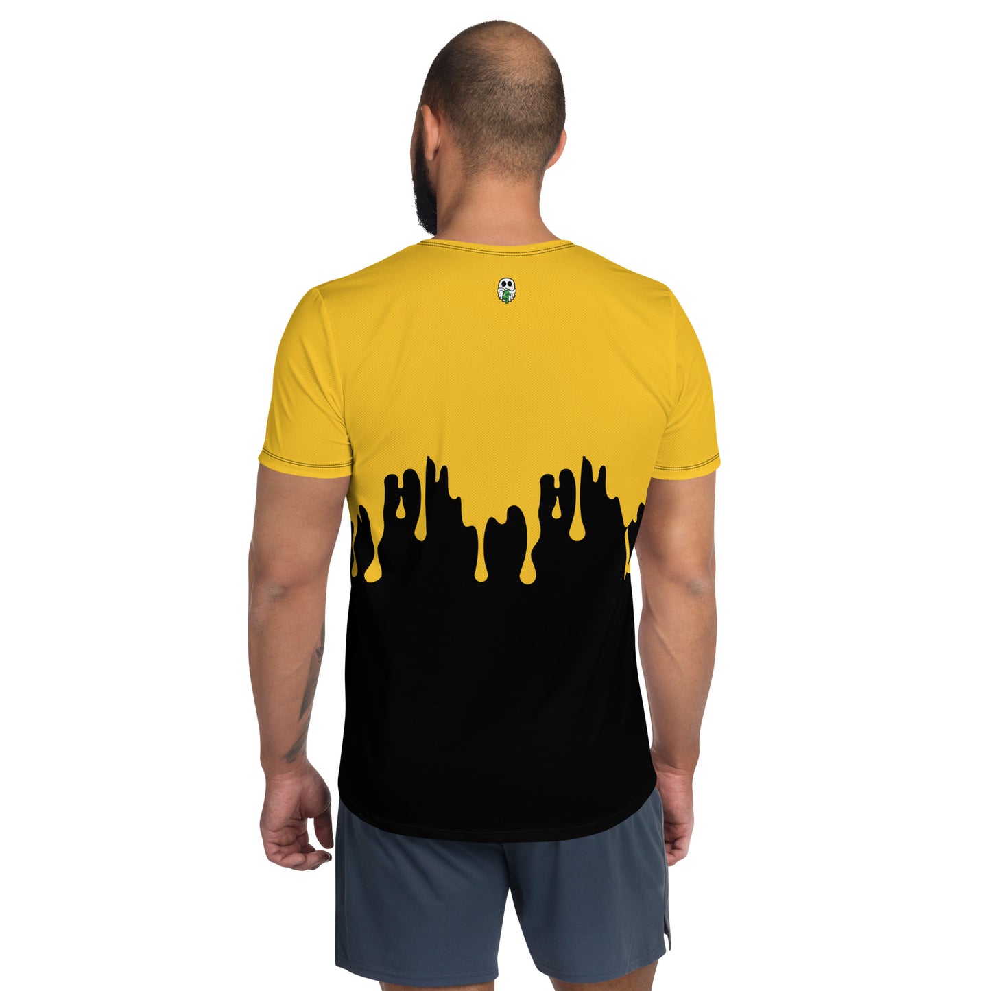 Fake Smile (Black) Athletic T-shirt