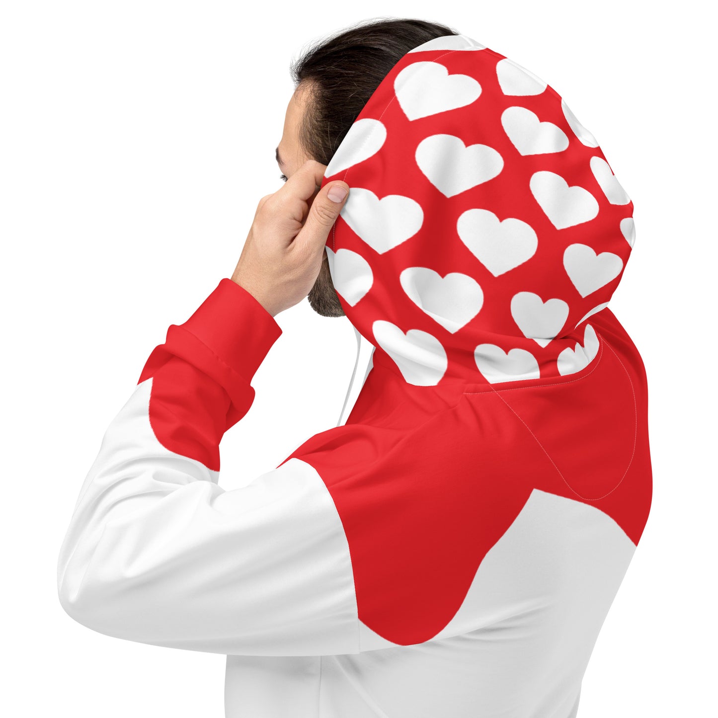 Ghost Cupid Red Wave Unisex Hoodie
