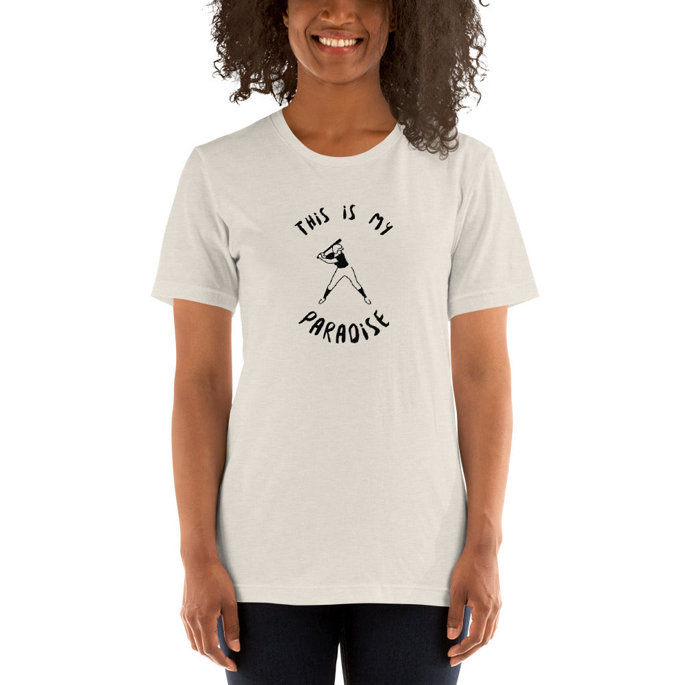 This Is My Paradise- Softball Unisex t-shirt