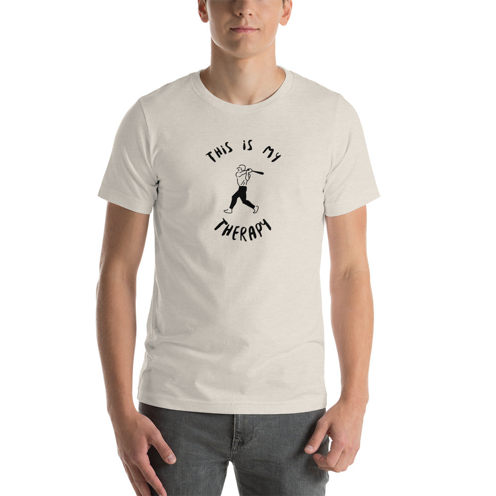 This Is My Therapy- Baseball Unisex t-shirt