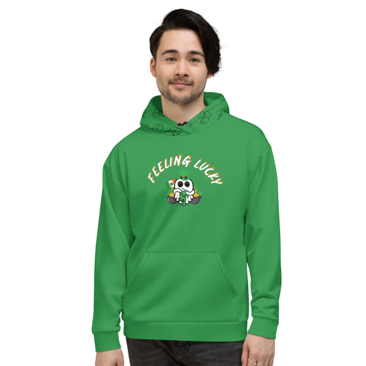 "Feeling Lucky" w/ Clover Hood Unisex Hoodie