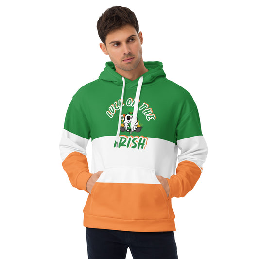 "Luck Of The Irish" Irish Flag Unisex Hoodie