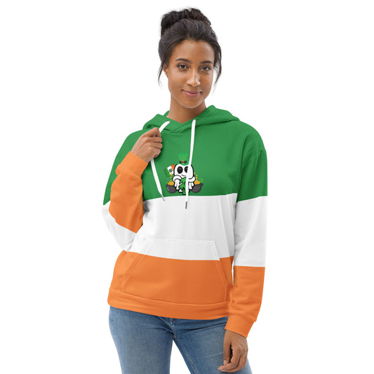 St. Patrick's Day Logo Irish Flag Unisex Hoodie