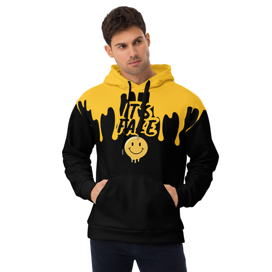 Fake Smile (Black) Unisex Hoodie