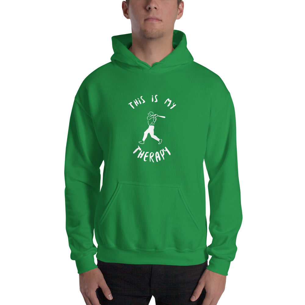 This Is My Therapy- Baseball Unisex Hoodie