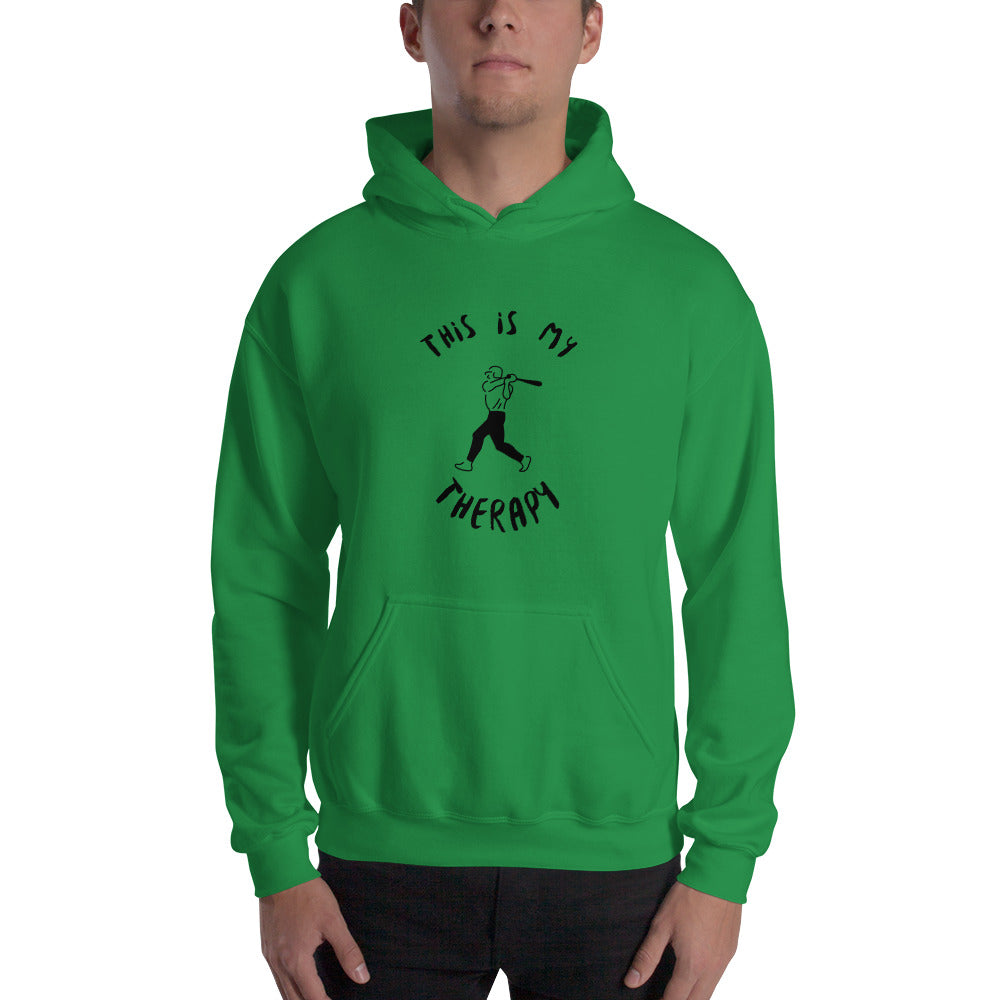 This Is My Therapy- Baseball Unisex Hoodie