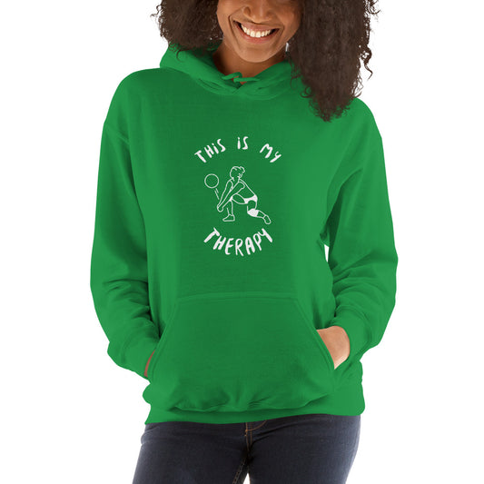 This Is My Therapy- Volleyball Unisex Hoodie