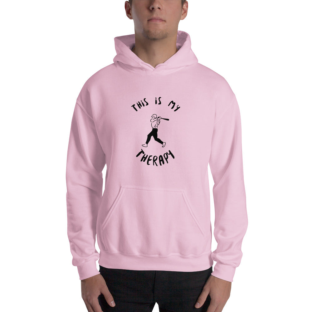 This Is My Therapy- Baseball Unisex Hoodie