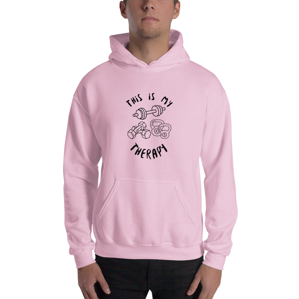 This Is My Therapy- Gym Rat Unisex Hoodie