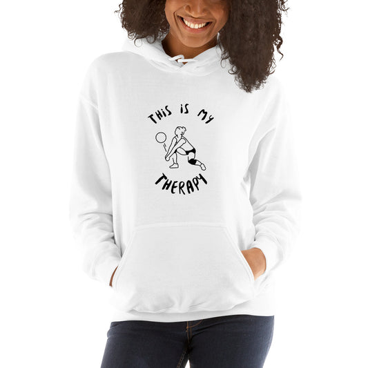 This Is My Therapy- Volleyball Unisex Hoodie